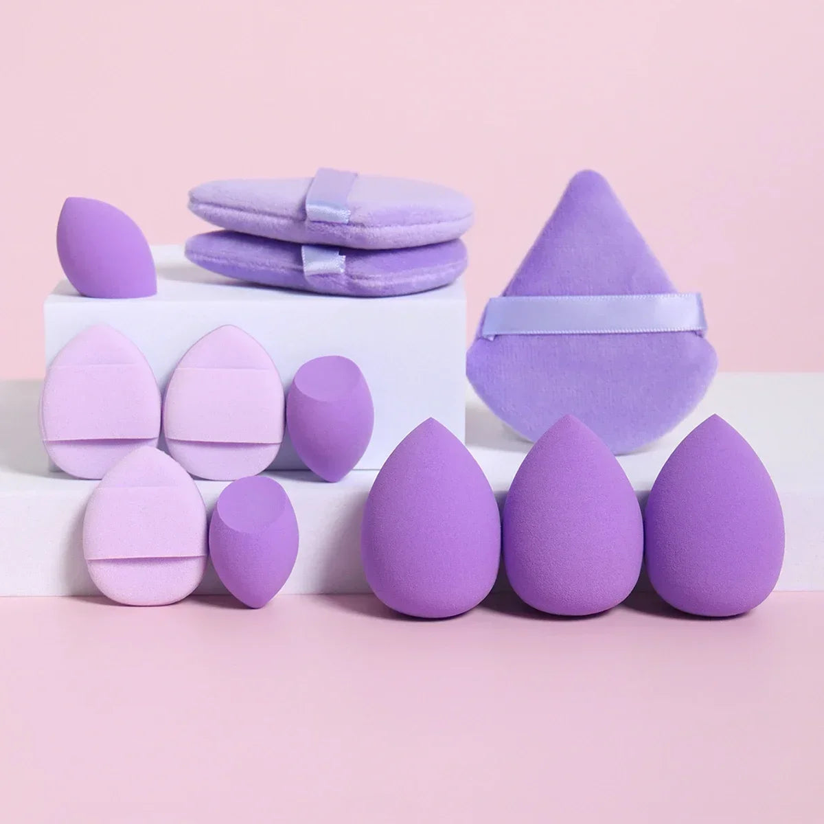 Floreaa Velvet Touch β 12-Piece Puff & Blend Set