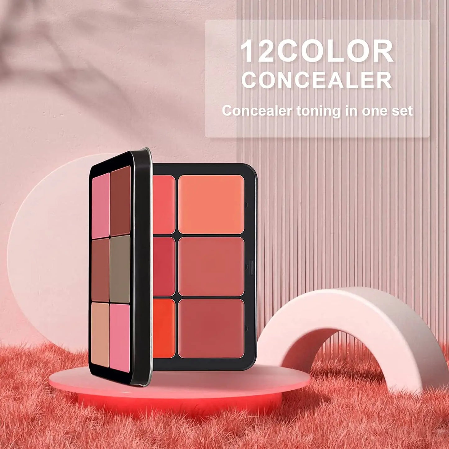 Glow with every swipe! ✨ 16-Color Creamy Blush Palette – Matte, Long-Lasting, All-in-One Beauty!